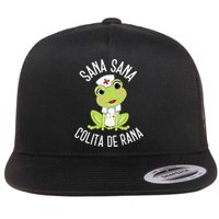 Sana Sana Colita De Rana Cute Mexican Nurse Spanish Playera Flat Bill Trucker Hat