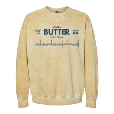 Salted Sweet Cream Butter Colorblast Crewneck Sweatshirt