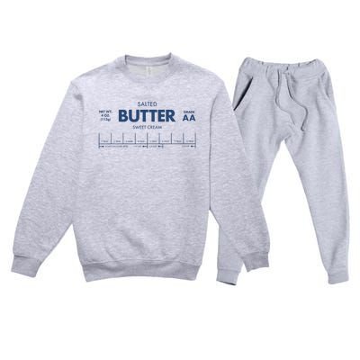 Salted Sweet Cream Butter Premium Crewneck Sweatsuit Set