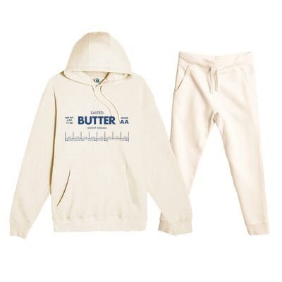 Salted Sweet Cream Butter Premium Hooded Sweatsuit Set