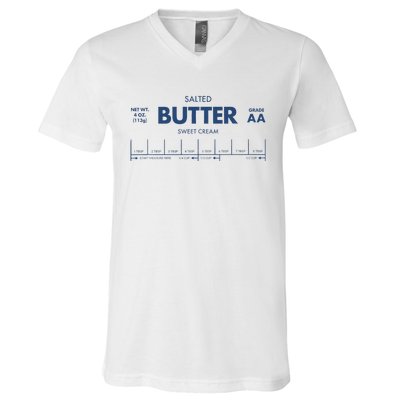 Salted Sweet Cream Butter V-Neck T-Shirt