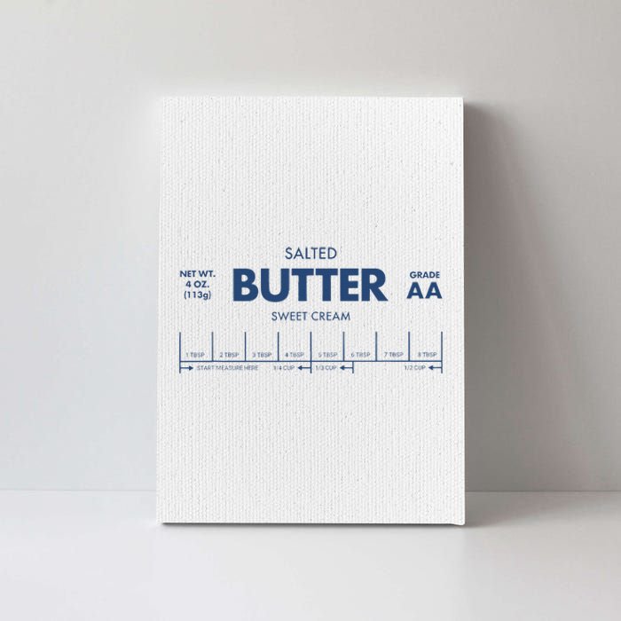 Salted Sweet Cream Butter Canvas