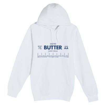 Salted Sweet Cream Butter Premium Pullover Hoodie