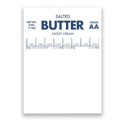 Salted Sweet Cream Butter Poster