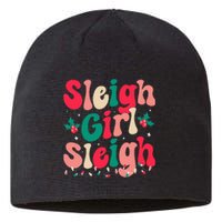 Sleigh Sleigh Christmas Retro Xmas Holiday Sustainable Beanie