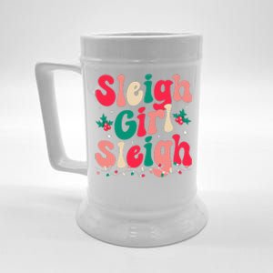 Sleigh Sleigh Christmas Retro Xmas Holiday Beer Stein