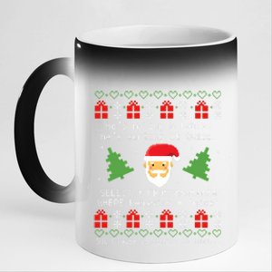 Sql Santa Claus Database Clause Developer Code Db Programmer 11oz Black Color Changing Mug