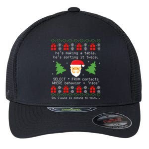 Sql Santa Claus Database Clause Developer Code Db Programmer Flexfit Unipanel Trucker Cap