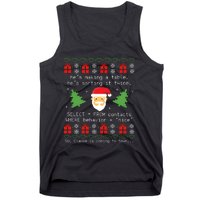 Sql Santa Claus Database Clause Developer Code Db Programmer Tank Top