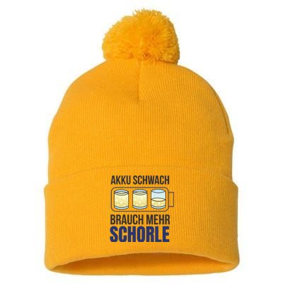 Schorle Pom Pom 12in Knit Beanie