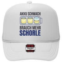 Schorle High Crown Mesh Back Trucker Hat