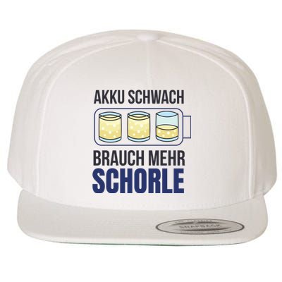 Schorle Wool Snapback Cap