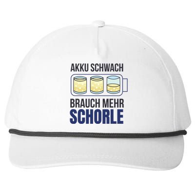 Schorle Snapback Five-Panel Rope Hat