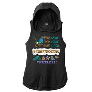 Scrapbooking Supplies Crop Handmade Scrapbooking Ladies PosiCharge Tri-Blend Wicking Draft Hoodie Tank