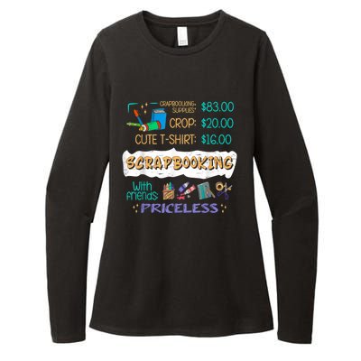 Scrapbooking Supplies Crop Handmade Scrapbooking Womens CVC Long Sleeve Shirt