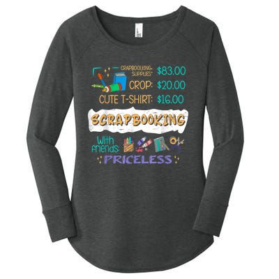 Scrapbooking Supplies Crop Handmade Scrapbooking Women's Perfect Tri Tunic Long Sleeve Shirt