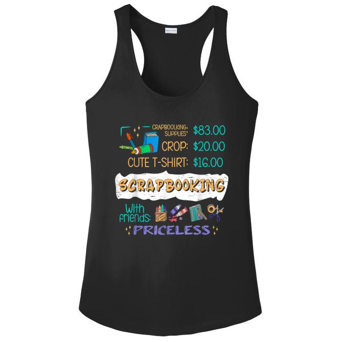 Scrapbooking Supplies Crop Handmade Scrapbooking Ladies PosiCharge Competitor Racerback Tank