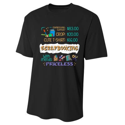 Scrapbooking Supplies Crop Handmade Scrapbooking Performance Sprint T-Shirt