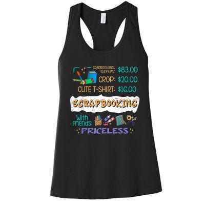 Scrapbooking Supplies Crop Handmade Scrapbooking Women's Racerback Tank