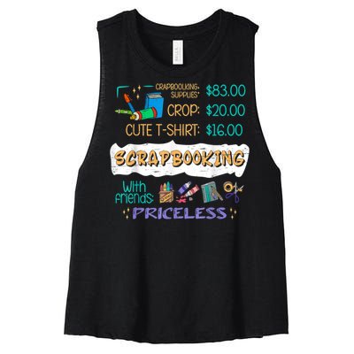 Scrapbooking Supplies Crop Handmade Scrapbooking Women's Racerback Cropped Tank