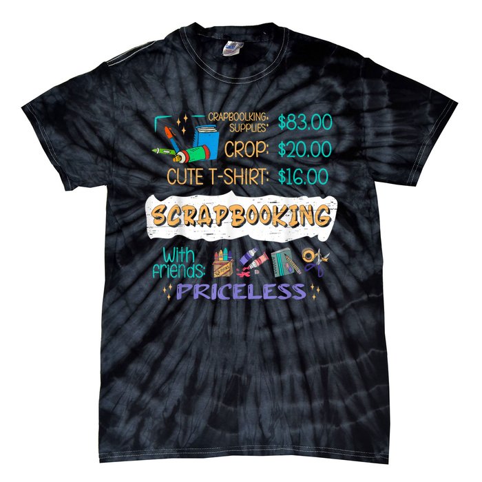 Scrapbooking Supplies Crop Handmade Scrapbooking Tie-Dye T-Shirt