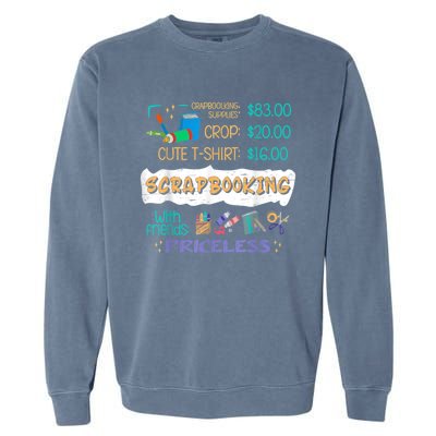 Scrapbooking Supplies Crop Handmade Scrapbooking Garment-Dyed Sweatshirt