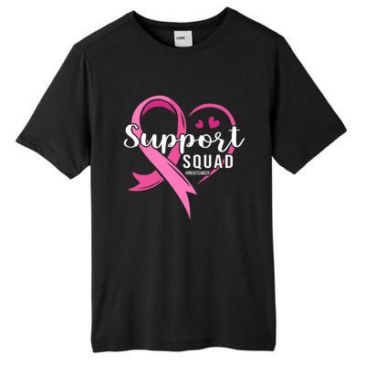 Support Squad Cute Heart Breast Cancer Awareness Tall Fusion ChromaSoft Performance T-Shirt