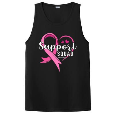 Support Squad Cute Heart Breast Cancer Awareness PosiCharge Competitor Tank