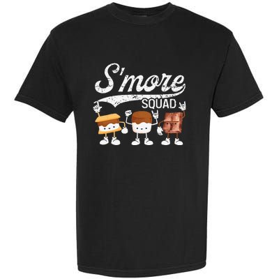 Smore Squad Camping Campfire Chocolate Marshmallow SMores Garment-Dyed Heavyweight T-Shirt