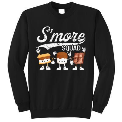 Smore Squad Camping Campfire Chocolate Marshmallow SMores Sweatshirt