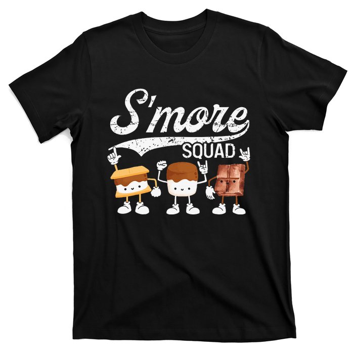 Smore Squad Camping Campfire Chocolate Marshmallow SMores T-Shirt