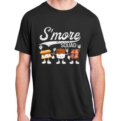 Smore Squad Camping Campfire Chocolate Marshmallow SMores Adult ChromaSoft Performance T-Shirt