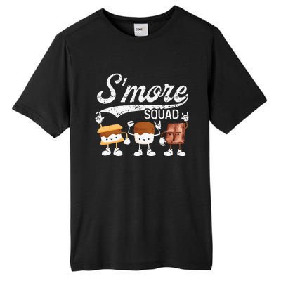 Smore Squad Camping Campfire Chocolate Marshmallow SMores Tall Fusion ChromaSoft Performance T-Shirt