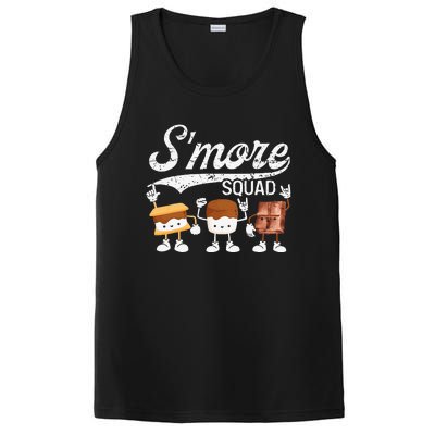 Smore Squad Camping Campfire Chocolate Marshmallow SMores PosiCharge Competitor Tank