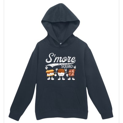 Smore Squad Camping Campfire Chocolate Marshmallow SMores Urban Pullover Hoodie