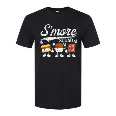 Smore Squad Camping Campfire Chocolate Marshmallow SMores Softstyle CVC T-Shirt