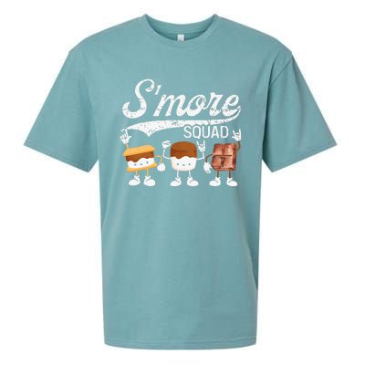 Smore Squad Camping Campfire Chocolate Marshmallow SMores Sueded Cloud Jersey T-Shirt