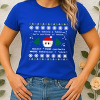Sql Santa Claus Database Clause Developer Code Db Programmer Gift Women's T-Shirt