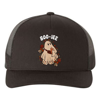 Spooky Season Cute Ghost Halloween Costume Boujee BooJee Yupoong Adult 5-Panel Trucker Hat