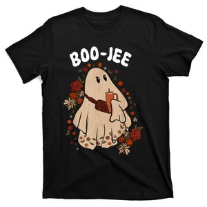 Spooky Season Cute Ghost Halloween Costume Boujee BooJee T-Shirt