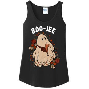 Spooky Season Cute Ghost Halloween Costume Boujee BooJee Ladies Essential Tank