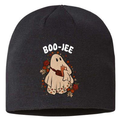 Spooky Season Cute Ghost Halloween Costume Boujee BooJee Sustainable Beanie