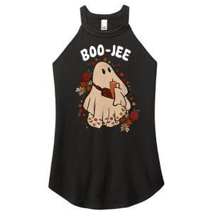 Spooky Season Cute Ghost Halloween Costume Boujee BooJee Women's Perfect Tri Rocker Tank