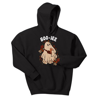 Spooky Season Cute Ghost Halloween Costume Boujee BooJee Kids Hoodie