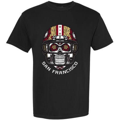 Sugar Skull Candy San Francisco Garment-Dyed Heavyweight T-Shirt