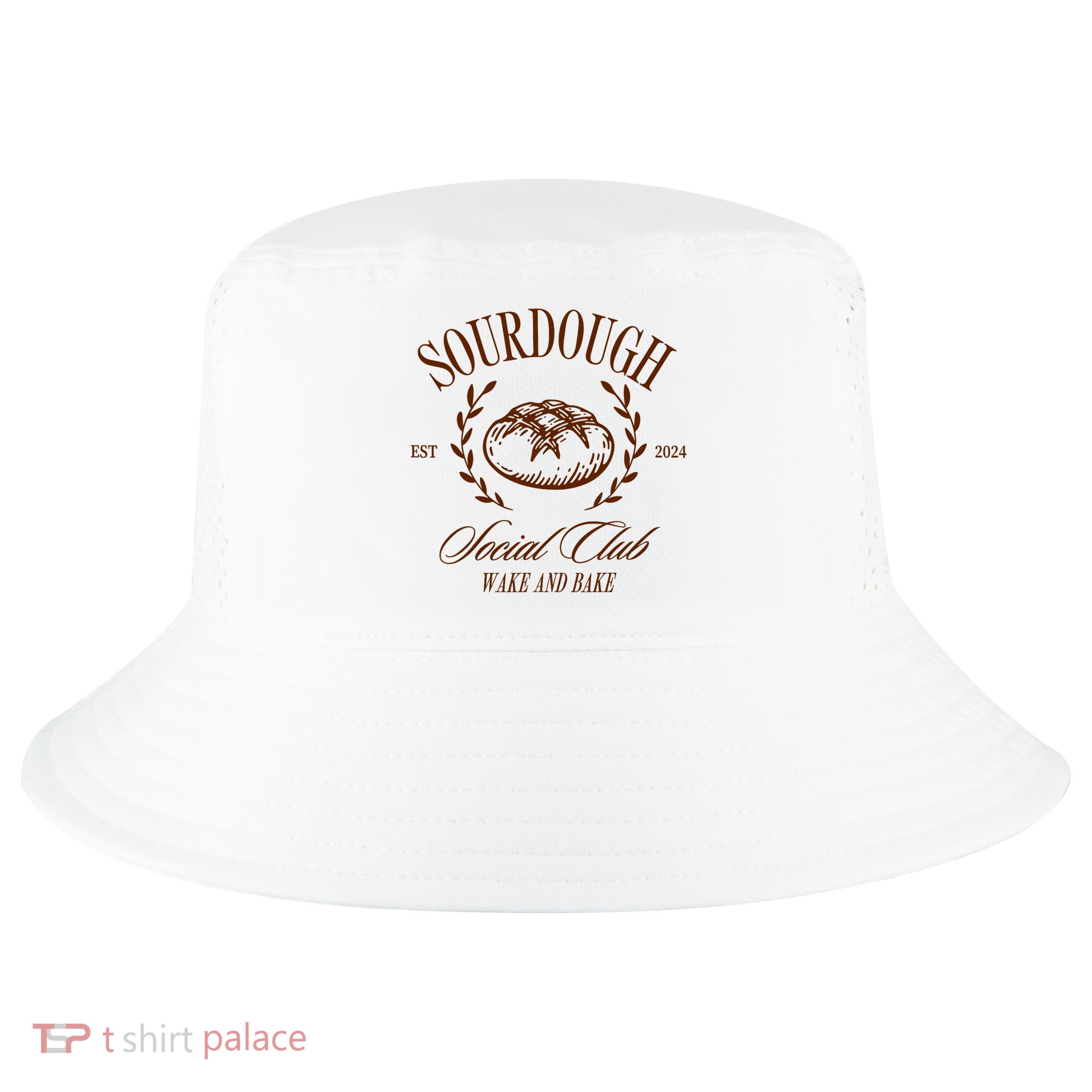 Sourdough Social Club Bread Wake & Bake In My Sourdough Era Cool Comfort Performance Bucket Hat