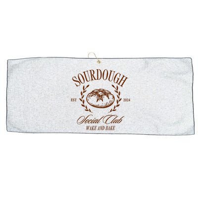 Sourdough Social Club Bread Wake & Bake In My Sourdough Era Large Microfiber Waffle Golf Towel