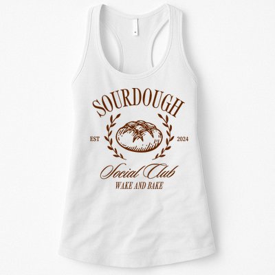Sourdough Social Club Bread Wake & Bake In My Sourdough Era Womens Tank Top