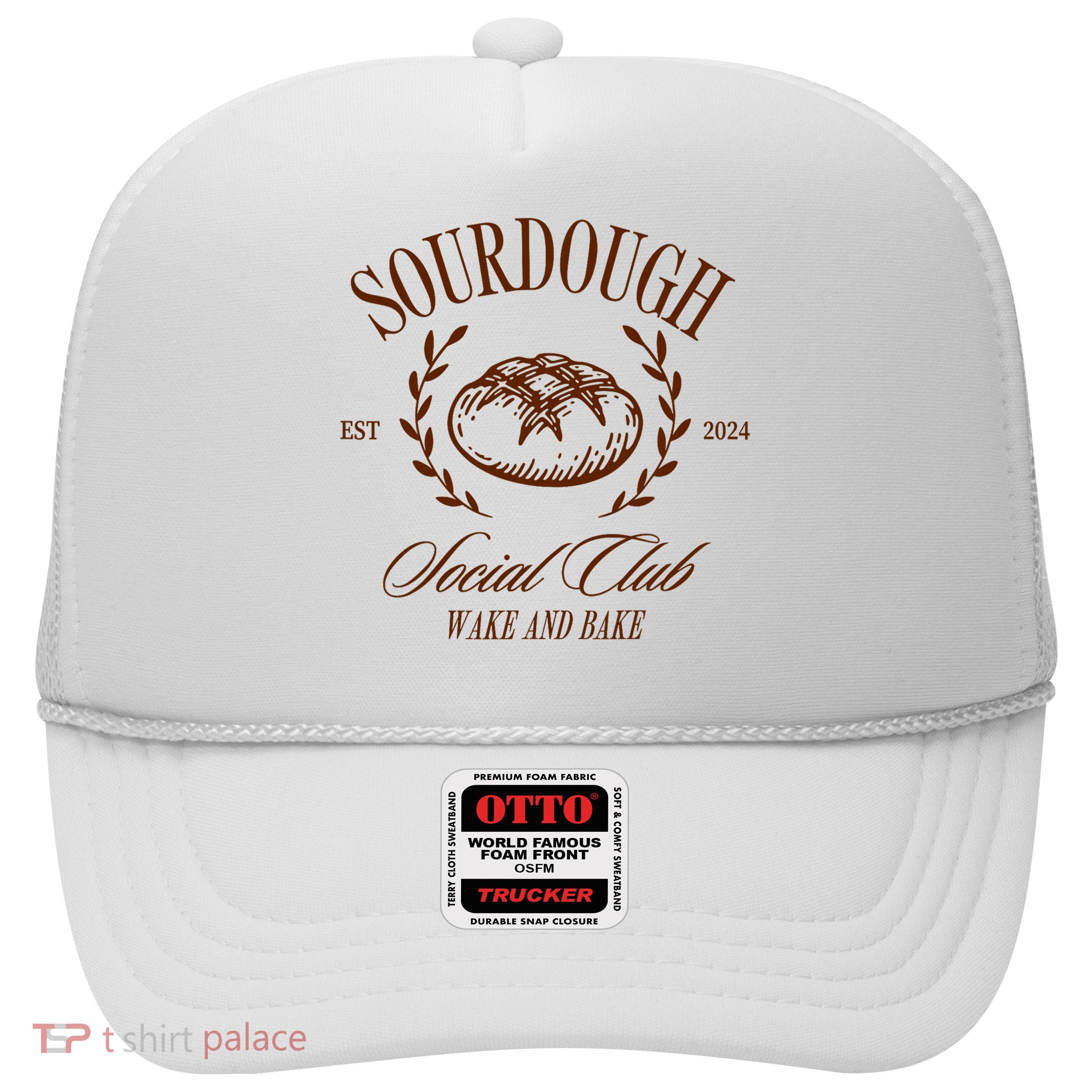 Sourdough Social Club Bread Wake & Bake In My Sourdough Era Trucker Hat