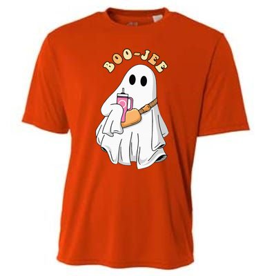 Spooky Season Cute Ghost Halloween Costume Boujee BooJee Cooling Performance Crew T-Shirt